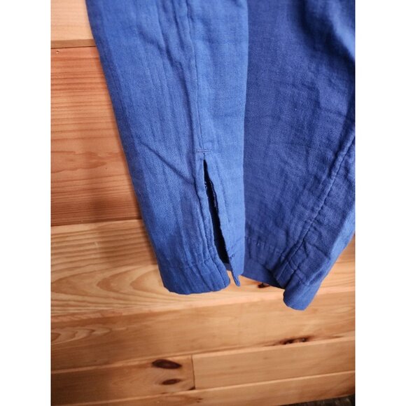 Old Navy High Waisted Woman's Plus Size 3X Wide Leg Pants Blue Comfort Pockets - Picture 6 of 8